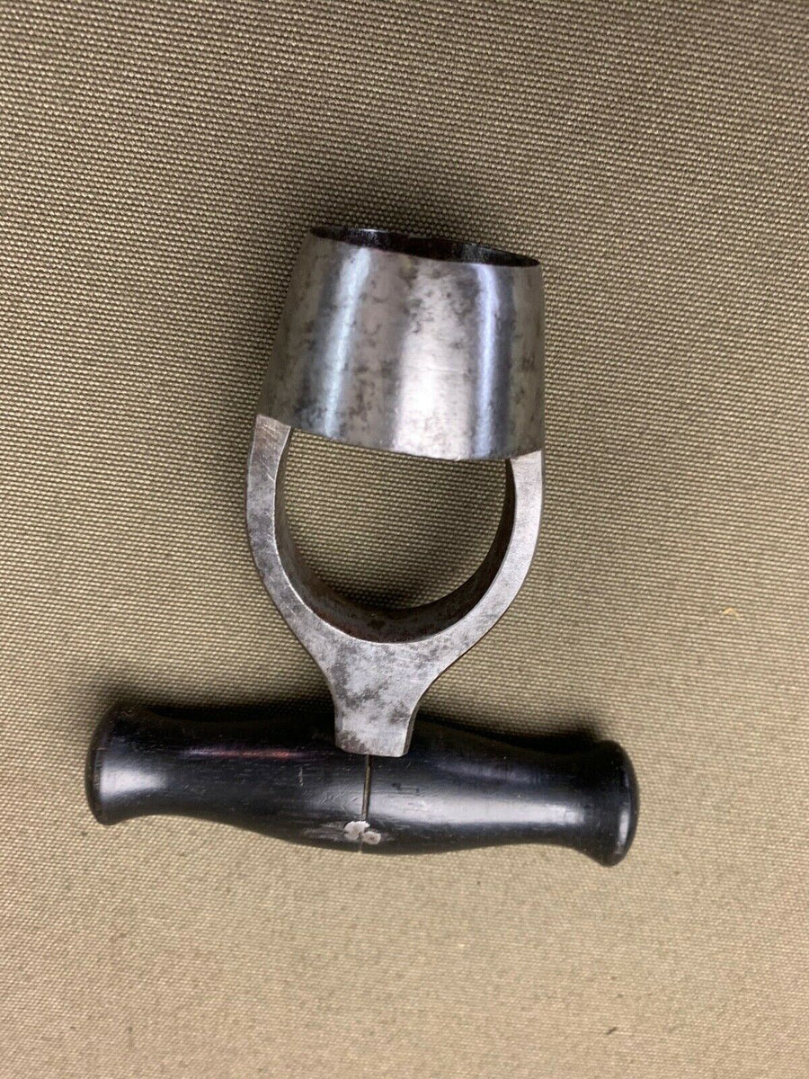 EBONY HANDLED 1 1/4" LEATHER CIRCLE CUTTER Boyshill Tools and Treen