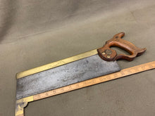 Load image into Gallery viewer, 14 INCH BRASS BACK SAW BY SPEAR &amp; JACKSON - Boyshill Tools and Treen