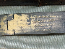 Load image into Gallery viewer, BRASS DOOR WEDGE AND BOX, T.R.HILL REG 1847 - Boyshill Tools and Treen