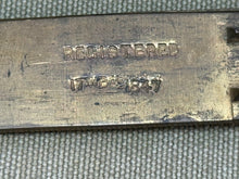 Load image into Gallery viewer, BRASS DOOR WEDGE AND BOX, T.R.HILL REG 1847 - Boyshill Tools and Treen