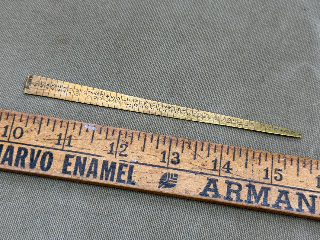 BRASS TAPER GUAGE BY FENN LONDON I DON'T KNOW WHAT IT IS FOR - Boyshill Tools and Treen