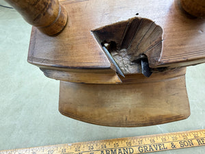 COOPERS FRUITWOOD COMPASSED SCREWSTEM PLOUGH PLANE DATED 1836 - Boyshill Tools and Treen