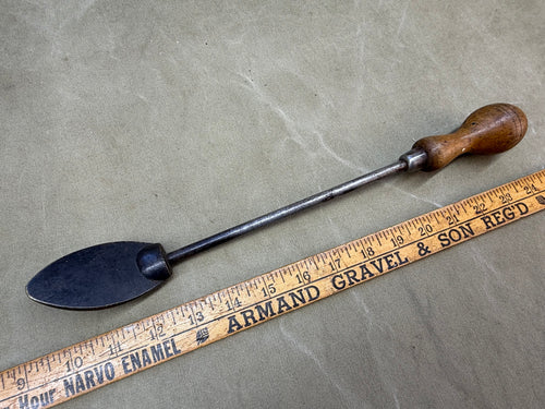 ANTIQUE BRONZE MILLINERS HATTERS EGG / IRON - Boyshill Tools and Treen