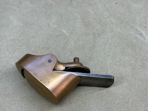 PRESTON VIOLIN MAKERS round bottom THUMB PLANE WITH SERATED IRON - Boyshill Tools and Treen