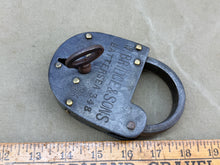 Load image into Gallery viewer, VERY RARE PADLOCK MADE FOR BARGES ON THE THAMES - Boyshill Tools and Treen