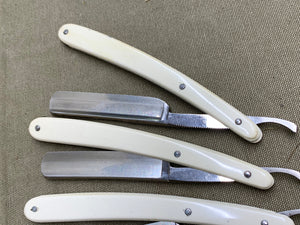 TENNIS 7 DAY SET OF STRAIGHT RAZORS IN EXCELLENT CONDITION - Boyshill Tools and Treen