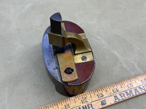 MAHOGANY AND BRASS HAMMER TYPE SAW SET - Boyshill Tools and Treen