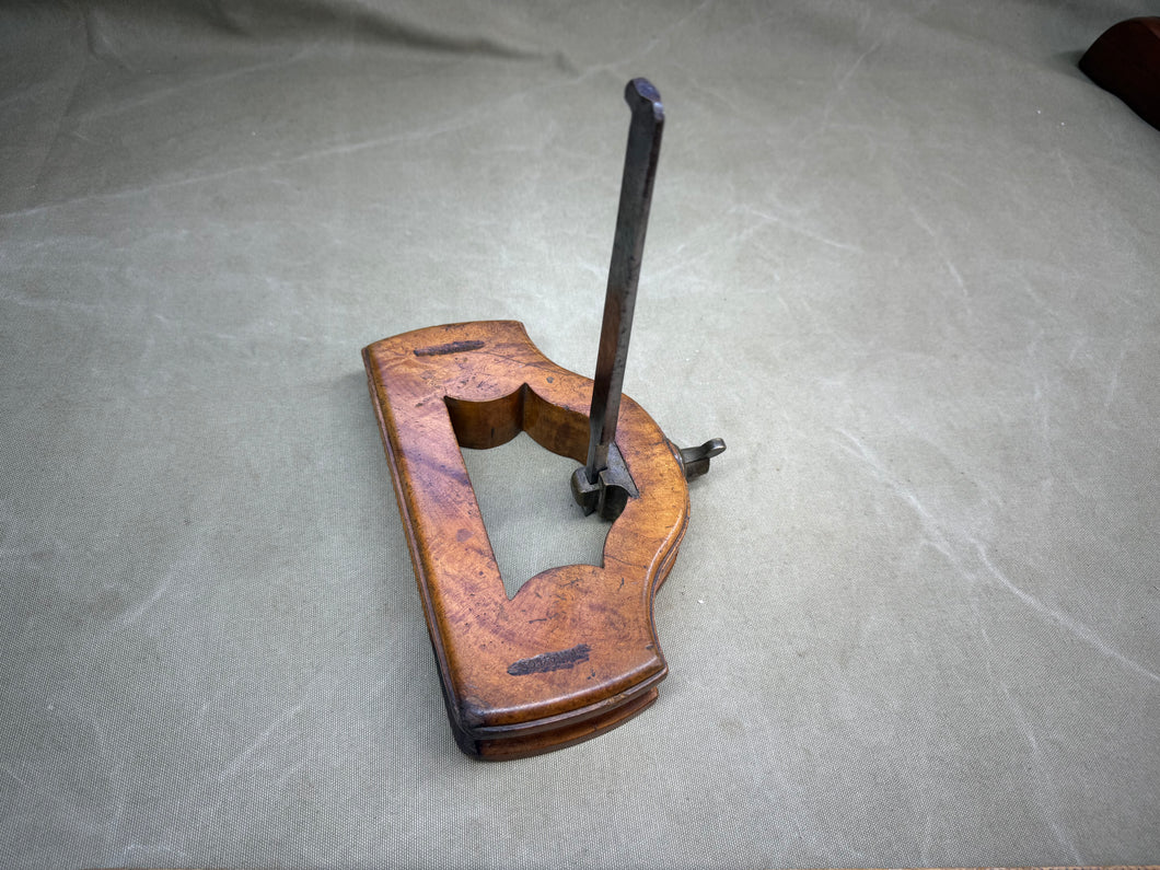 BRASS MOUNTED OWT ROUTER (WALNUT?) - Boyshill Tools and Treen