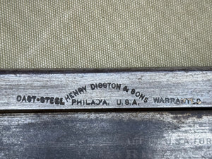 8 INCH HENRY DISSTON DOVETAIL SAW WITH NICE CASE - Boyshill Tools and Treen