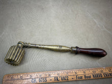 Load image into Gallery viewer, ROSEWOOD AND BRASS VINTAGE TOOL . I HAVE NO IDEA WHAT IT IS FOR. - Boyshill Tools and Treen