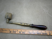 Load image into Gallery viewer, ROSEWOOD AND BRASS VINTAGE TOOL . I HAVE NO IDEA WHAT IT IS FOR. - Boyshill Tools and Treen