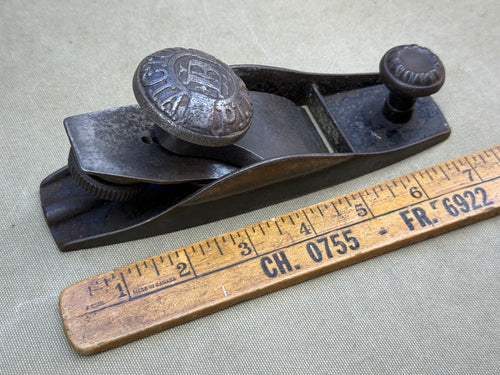 LEONARD BAILEY & CO 1876 PATENT VICTOR BLOCK PLANE. (0 1/2 I think) - Boyshill Tools and Treen