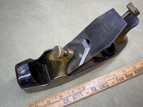 NORRIS ADJUSTABLE SMOOTHING PLANE, VERY LITTLE USE - Boyshill Tools and Treen