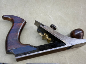 STANLEY USA ROSEWOOD 72 1/2 CHAMFER PLANE WITH BEADING ATTACHMENT - Boyshill Tools and Treen