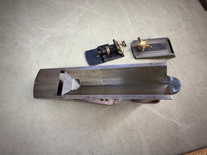 STANLEY USA ROSEWOOD 72 1/2 CHAMFER PLANE WITH BEADING ATTACHMENT - Boyshill Tools and Treen