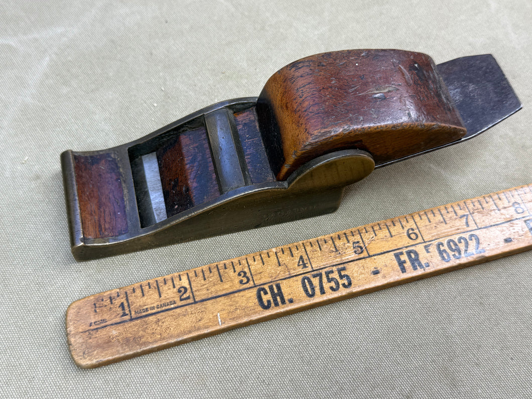 ROSEWOOD , GUNMETAL INFIL PLANE - Boyshill Tools and Treen