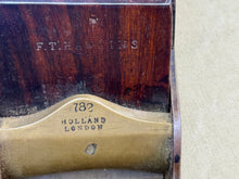 Load image into Gallery viewer, EXCEPTIONALLY FINE ROSEWOOD INFILL SMOOTHING PLANE BY HOLLAND LONDON NO 782. UNTOUCHED FOR 70YEARS AS FOUND. - Boyshill Tools and Treen