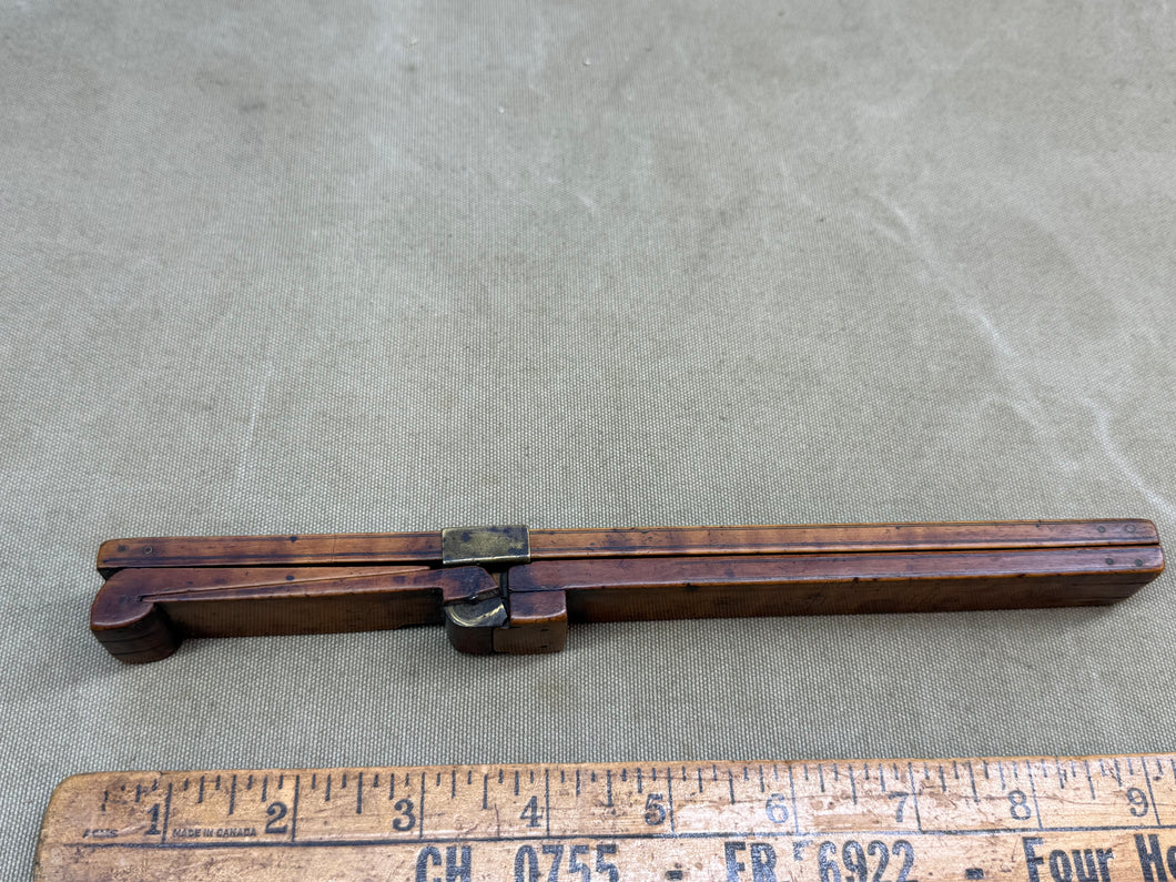 ANTIQUE BOXWOOD TREEN FOOT MEASURE - Boyshill Tools and Treen
