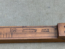 Load image into Gallery viewer, BOXWOOD VINTAGE FOOT MEASURE BY RABONE. DAMAGE - Boyshill Tools and Treen