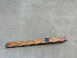 BOXWOOD VINTAGE FOOT MEASURE BY RABONE. DAMAGE - Boyshill Tools and Treen