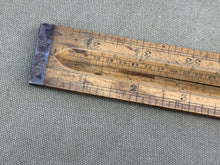 Load image into Gallery viewer, EARLY BOXWOOD FOLDING ARCHITECTS RULE BY PRESTON - Boyshill Tools and Treen