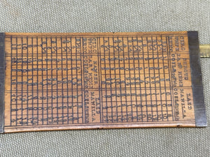 EARLY ROPE GAUGE CAN'T SEE NAME - Boyshill Tools and Treen