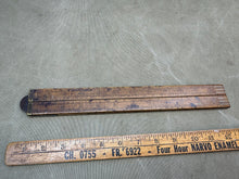 Load image into Gallery viewer, RARE 3FT BOXWOOD FOLDING RULE NO 3275 BY PRESTON - Boyshill Tools and Treen