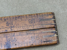 Load image into Gallery viewer, RARE 3FT BOXWOOD FOLDING RULE NO 3275 BY PRESTON - Boyshill Tools and Treen