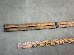 RARE 3FT BOXWOOD FOLDING RULE NO 3275 BY PRESTON - Boyshill Tools and Treen