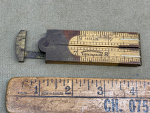 Load image into Gallery viewer, VERY RARE 12&quot; RABONE NO1211 4 FOLD CALIPER RULE - Boyshill Tools and Treen