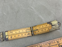 Load image into Gallery viewer, VERY RARE 12&quot; RABONE NO1211 4 FOLD CALIPER RULE - Boyshill Tools and Treen
