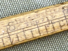 Load image into Gallery viewer, V RARE.PRESTON GLOVEMAKERS TAPERED RULE MARKED HILL SAWTELL YEOVIL - Boyshill Tools and Treen