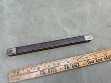 Load image into Gallery viewer, E PRESTON EARLY TEAK? LEVEL WITH SLIDING BRASS COVERS - Boyshill Tools and Treen