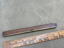 Load image into Gallery viewer, E PRESTON EARLY TEAK? LEVEL WITH SLIDING BRASS COVERS - Boyshill Tools and Treen