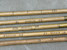Load image into Gallery viewer, SET OF EXISE SPILE RODS IN LEATHER CASE, NO NAME. - Boyshill Tools and Treen
