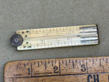 Load image into Gallery viewer, IVORY 4 FOLD 1 FOOT RULE BY E PRESTON (needs a couple of pins.). 7258 - Boyshill Tools and Treen