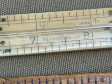 Load image into Gallery viewer, IVORY 4 FOLD 1 FOOT RULE BY E PRESTON (needs a couple of pins.). 7258 - Boyshill Tools and Treen