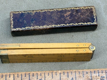 Load image into Gallery viewer, CASED BOXWOOD POCKET FOLDING RULE BY EDWARD PRESTON 7263 - Boyshill Tools and Treen