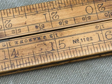 Load image into Gallery viewer, 2 FOOT BOXWOOD FOLDING RULE BY RABONE NO 1182. 7265 - Boyshill Tools and Treen