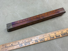 Load image into Gallery viewer, EARLY 6 FOLD 5 FOOT DIPPING ROD BY LOFTUS 146 OXFORD STREET LONDON. 7266 - Boyshill Tools and Treen