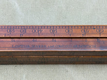 Load image into Gallery viewer, EARLY 6 FOLD 5 FOOT DIPPING ROD BY LOFTUS 146 OXFORD STREET LONDON. 7266 - Boyshill Tools and Treen