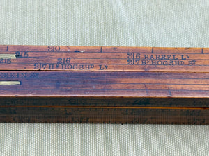 EARLY 6 FOLD 5 FOOT DIPPING ROD BY LOFTUS 146 OXFORD STREET LONDON. 7266 - Boyshill Tools and Treen