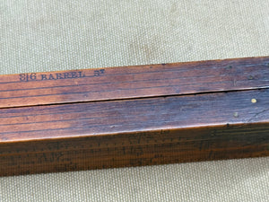 EARLY 6 FOLD 5 FOOT DIPPING ROD BY LOFTUS 146 OXFORD STREET LONDON. 7266 - Boyshill Tools and Treen