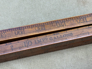 EARLY 6 FOLD 5 FOOT DIPPING ROD BY LOFTUS 146 OXFORD STREET LONDON. 7266 - Boyshill Tools and Treen