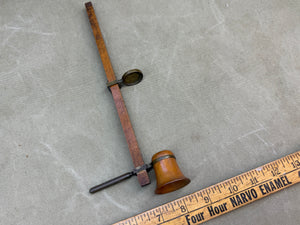ANTIQUE BOXWOOD OPTOMETER, EYE TESTING DEVICE MEASURE.OPTOMETRIST SCOPE TREEN 7262 - Boyshill Tools and Treen
