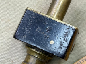 RARE FENTON & MARSDON PATENT BRASS MORTICE GUAGE - Boyshill Tools and Treen