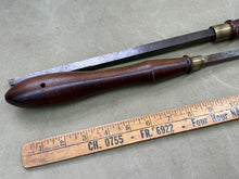Load image into Gallery viewer, 2 LARGE ANTIQUE TURNING TOOLS 1 BY PEUGEOT &amp; JACKSON - Boyshill Tools and Treen