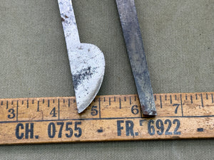 2 LARGE ANTIQUE TURNING TOOLS 1 BY PEUGEOT & JACKSON - Boyshill Tools and Treen