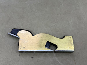NICELY FILLED SMALL BRONZE PLANE 5/8" - Boyshill Tools and Treen