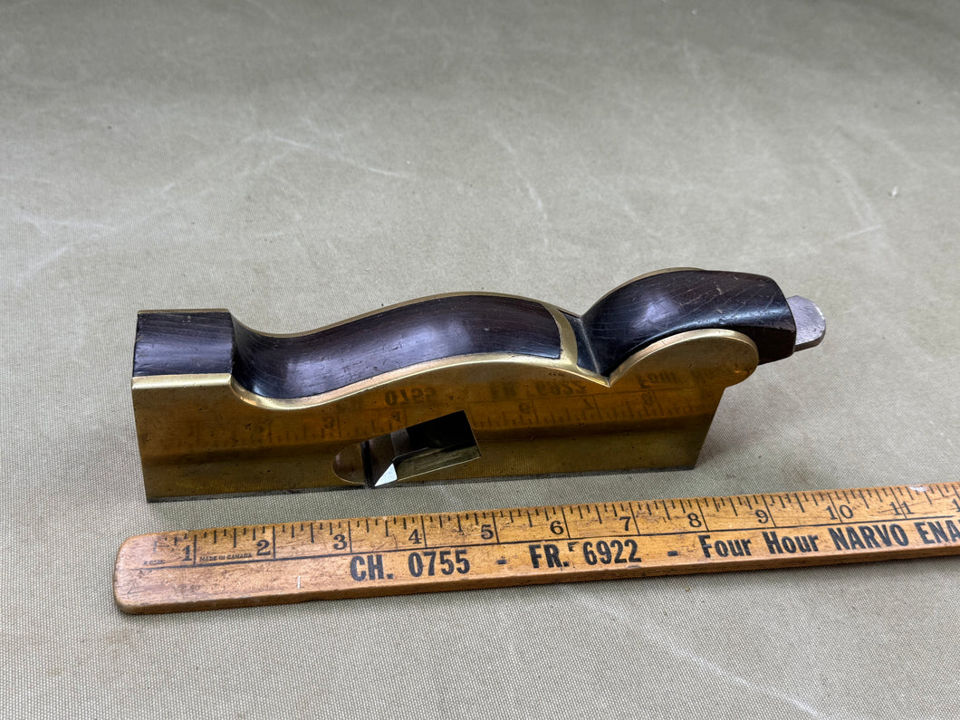 VERY GOOD GEORGE MILLER GUNMETAL INFILL PLANE - Boyshill Tools and Treen